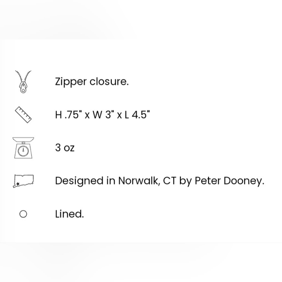 Dooney & Bourke Saffiano, Zip Around Credit Card Case/ color Natural - Picture 8 of 8